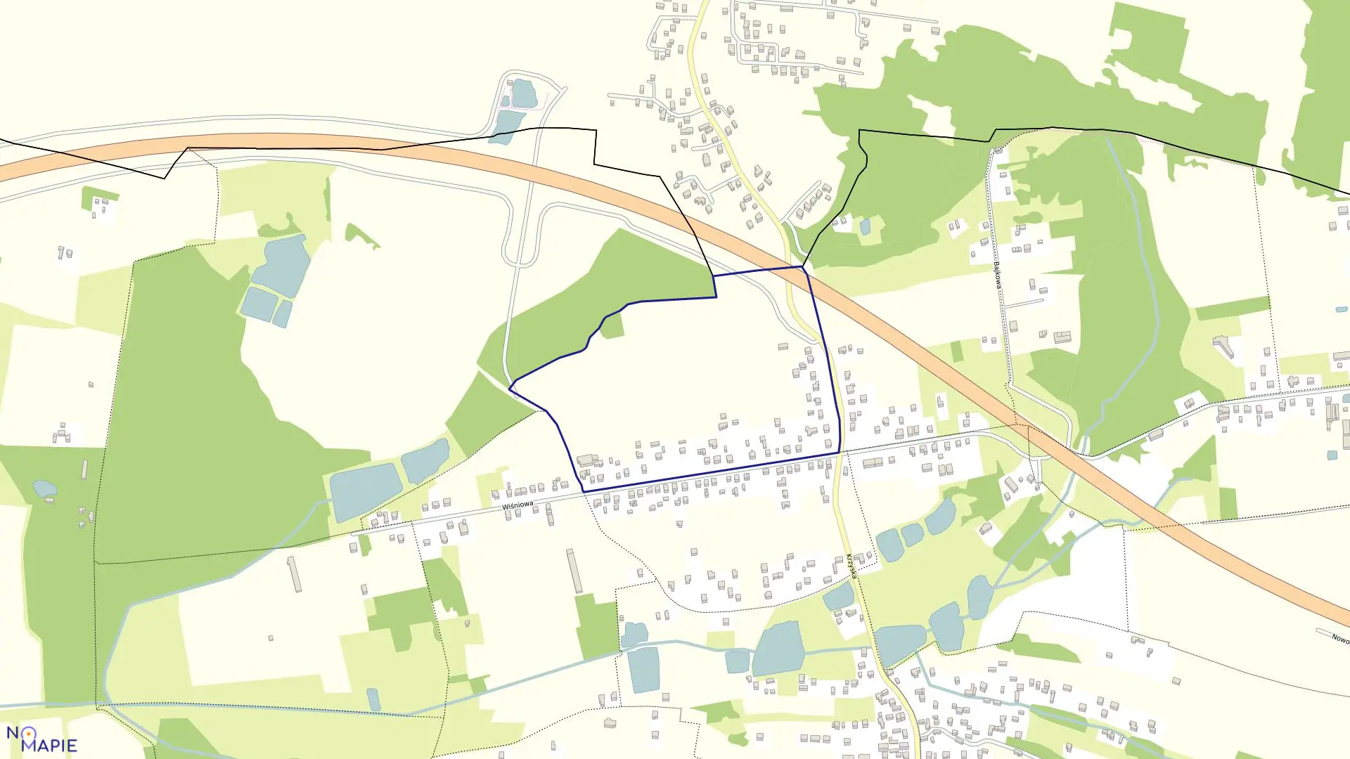 Mapa obrębu 0011 w mieście Tarnów