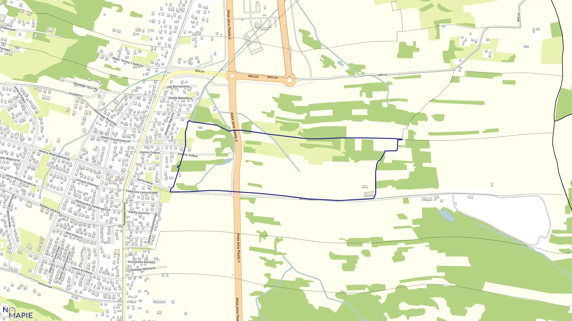 Mapa obrębu 0069 w mieście Tarnów