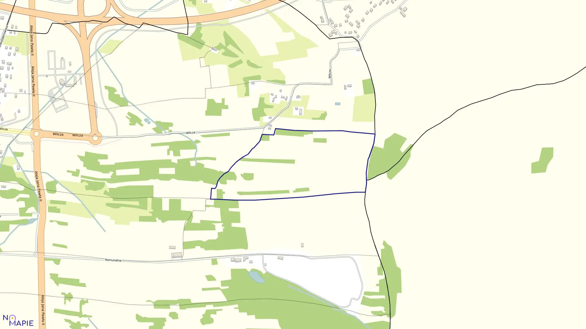 Mapa obrębu 0071 w mieście Tarnów